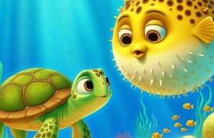 La Tortuga y el Pez Globo