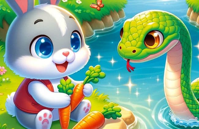 La serpiente y el conejo