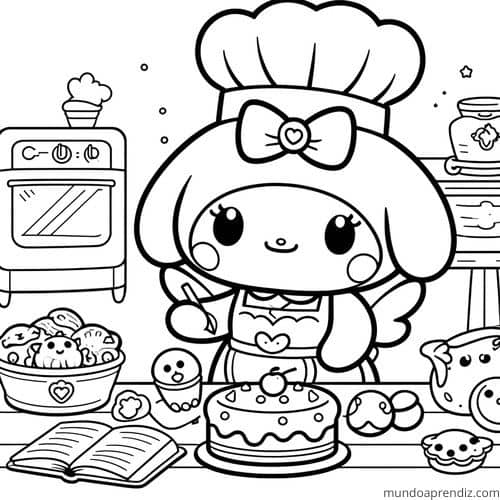 My Melody como chef