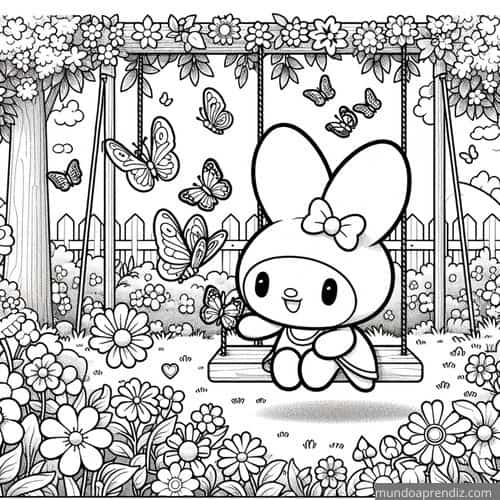 My Melody en el parque