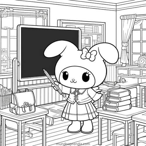 My Melody en la escuela