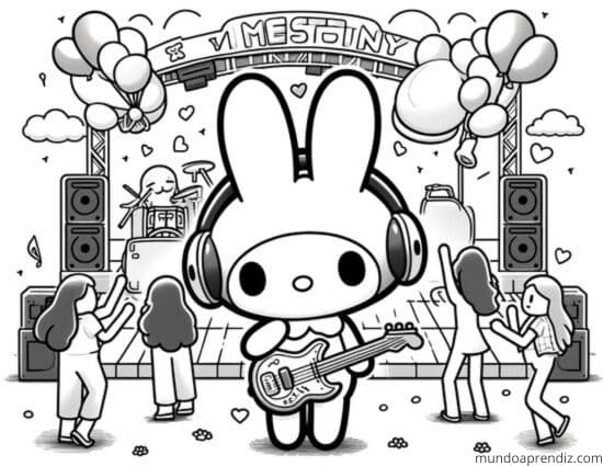 My Melody en un festival de música
