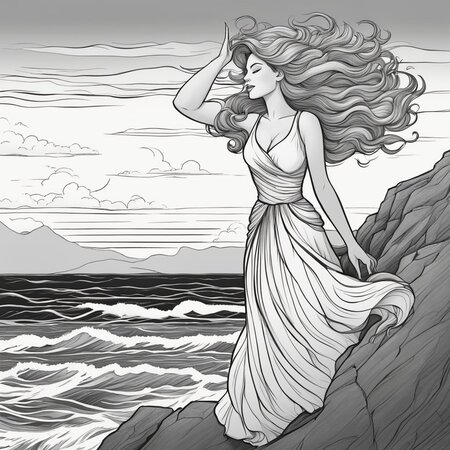 Princesa Ariel colorear