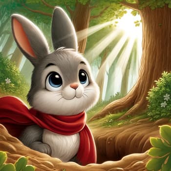 Saltarín Explorando Bosque