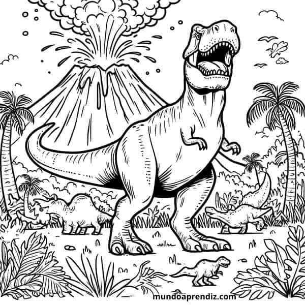 Tiranosaurio Rex en la Naturaleza