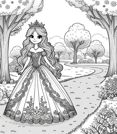 princesa peach para colorear