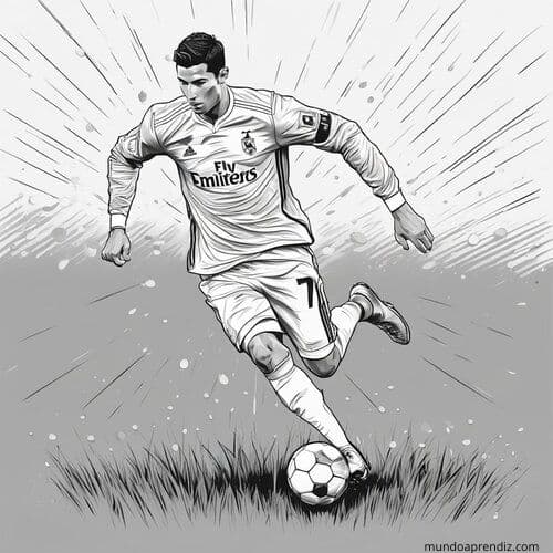Cristiano en partido bajo la lluvia