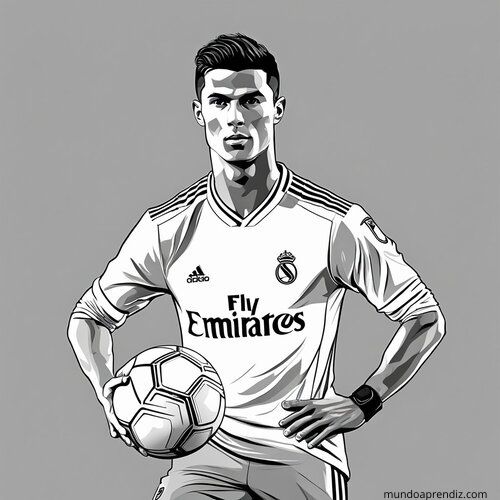 Cristiano posando para una foto
