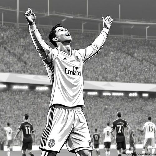 Cristiano ronaldo Celebrando un Gol