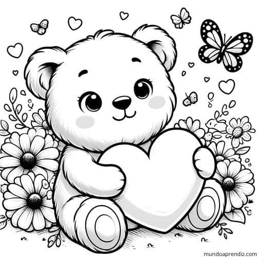 Osito Cariñosito con Corazón