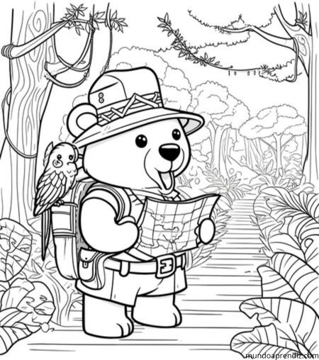 Osito Explorador en Selva