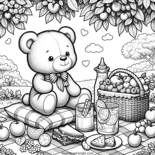 Osito en un Picnic