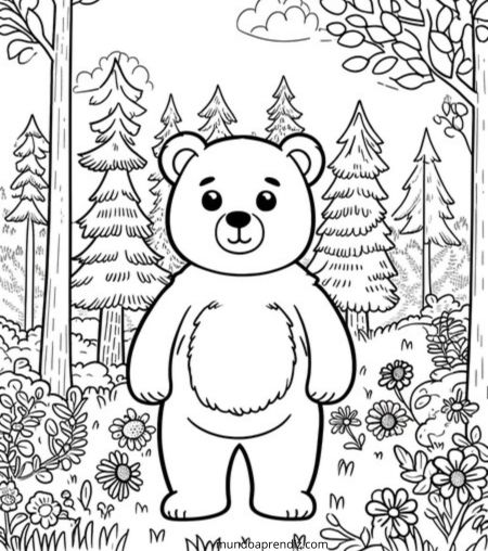 Oso Pardo en el Bosque