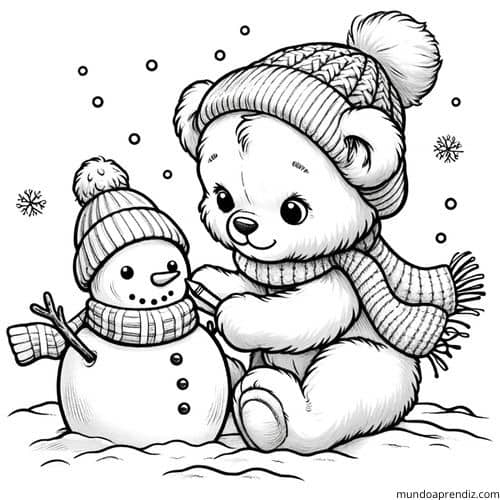 Oso en la Nieve