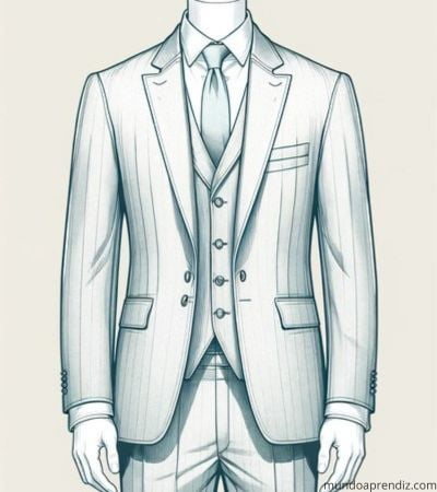 conjunto de traje aesthetic masculino