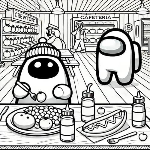 Among Us cafeteria