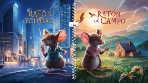 El ratón de ciudad y el ratón de campo