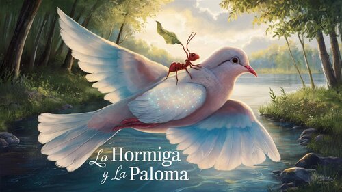 La hormiga y la paloma