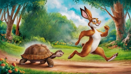 La liebre y la tortuga