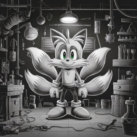 Miles Prower colorear