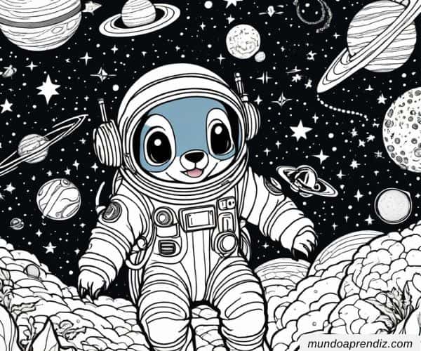 Stitch en en espacio