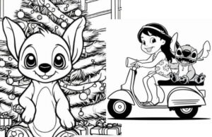dibujos de stitch para colorear