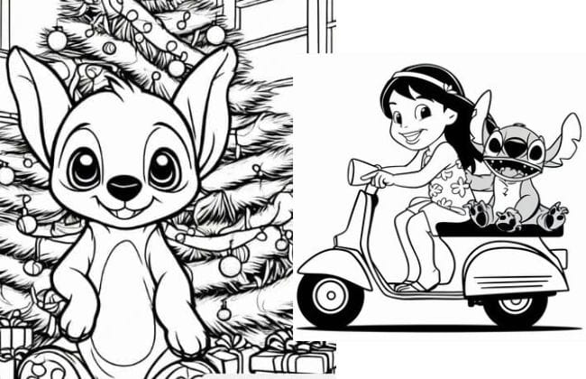 dibujos de stitch para colorear