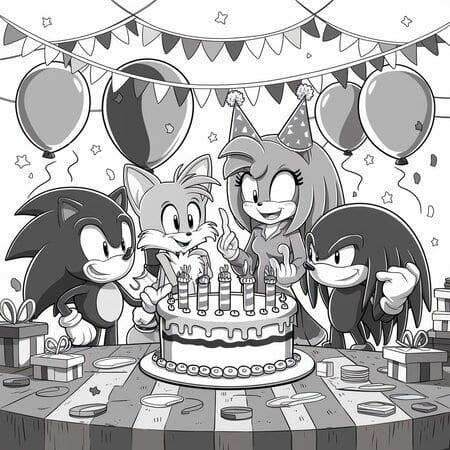 sonic cumpleaños