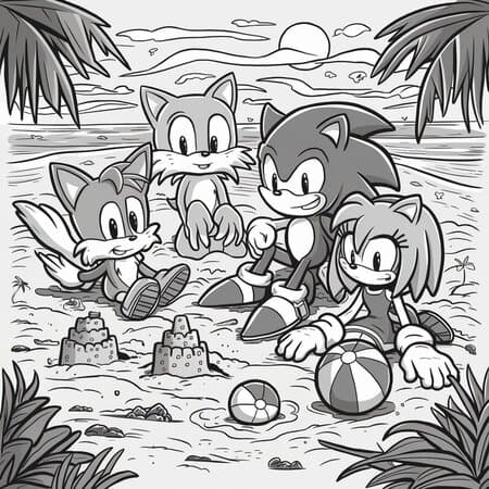 sonic y amigos