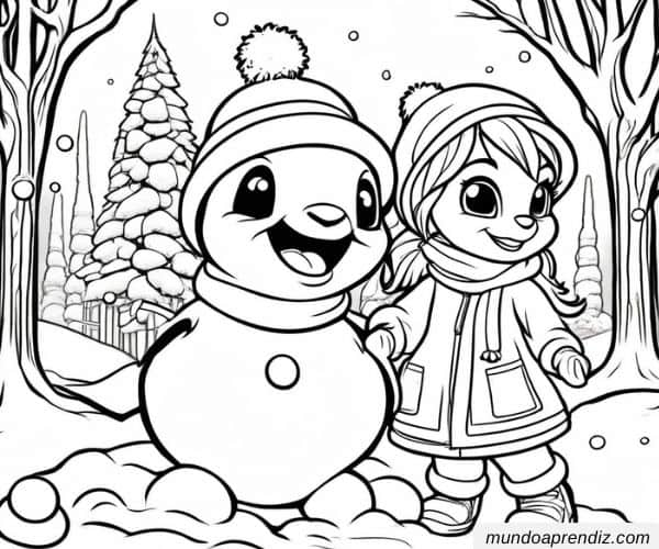 un Día Nevado stich y su novia