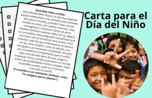 carta para el día del niño