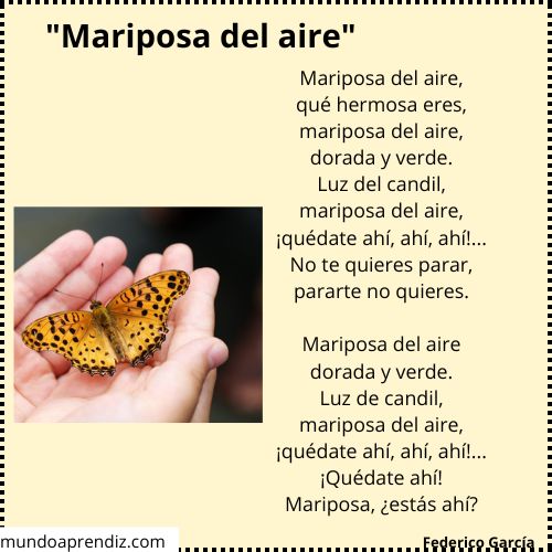 bonitos poemas cortos para niños