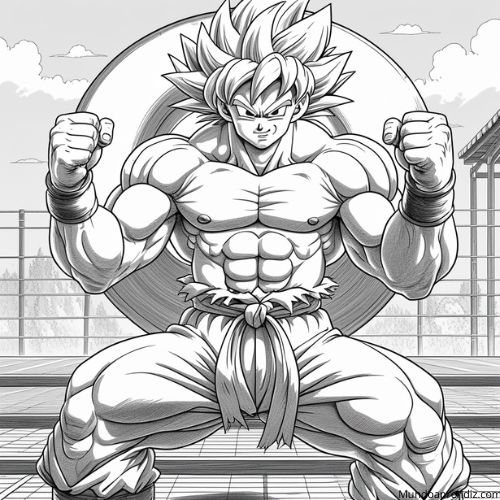 goku entrena