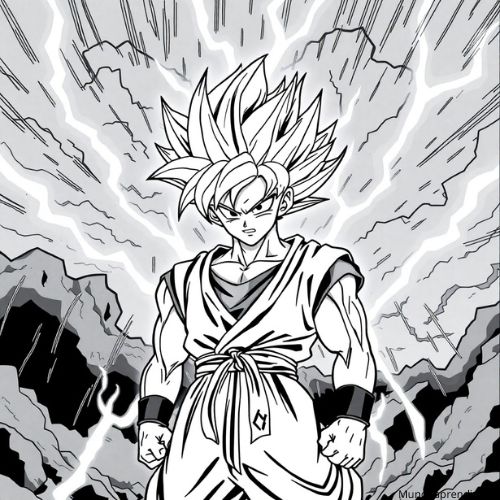 goku transformación sayayin