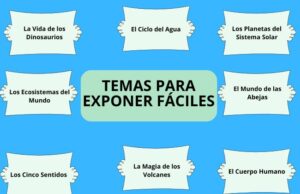 temas para exponer fáciles