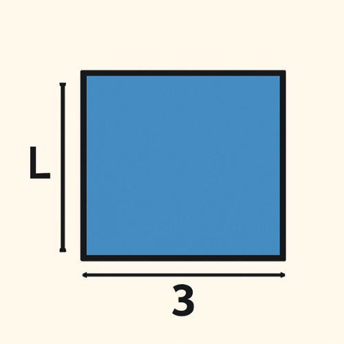 formula de area de cuadrado