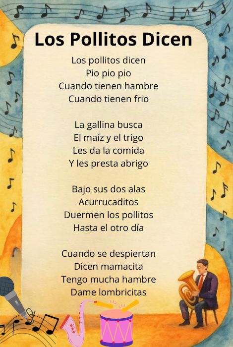 cancion Los Pollitos Dicen