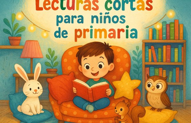 Lecturas cortas para niños de primaria para leer en casa o en clase