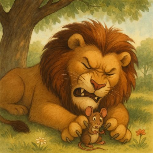 el raton y el leon