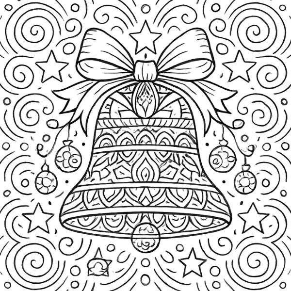 Mandalas Campana Navideña