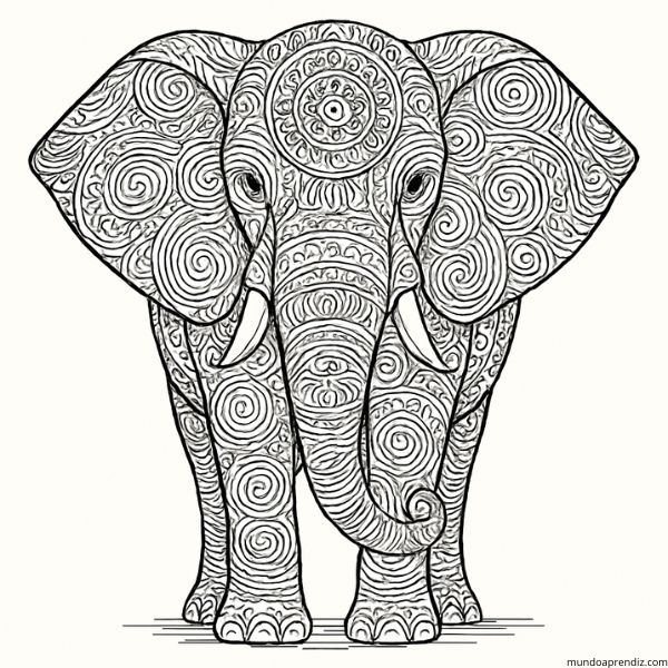 Mandalas de Elefante