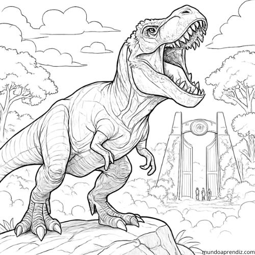 T. rex al estilo Jurassic World