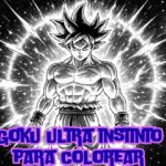 goku ultra instinto para colorear