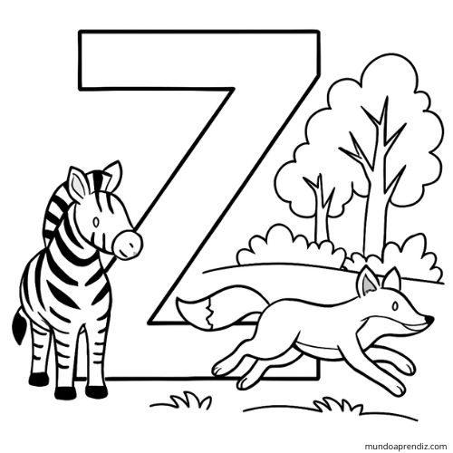 lera Z para colorear