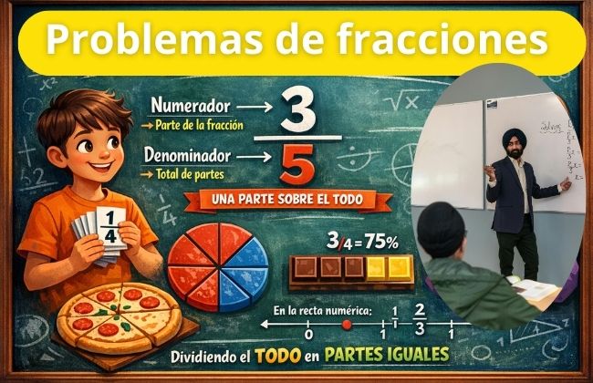 ejercicios de fracciones