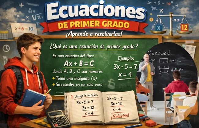 20 Ejercicios de ecuaciones de primer grado resueltos