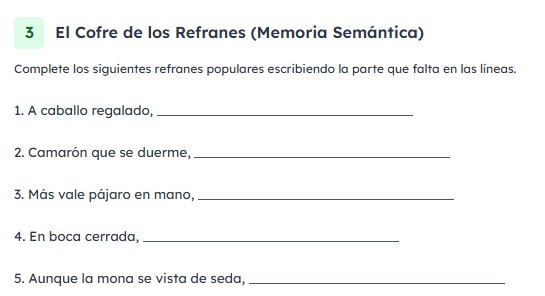 Ejercicios de memoria para mayores 3