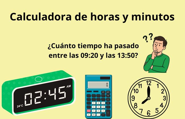 calculadora de horas y minutos