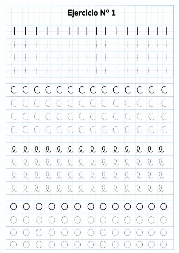 Ejercicio 1 para mejorar la letra