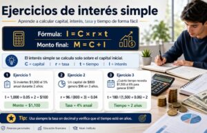 Ejercicios de interés simple